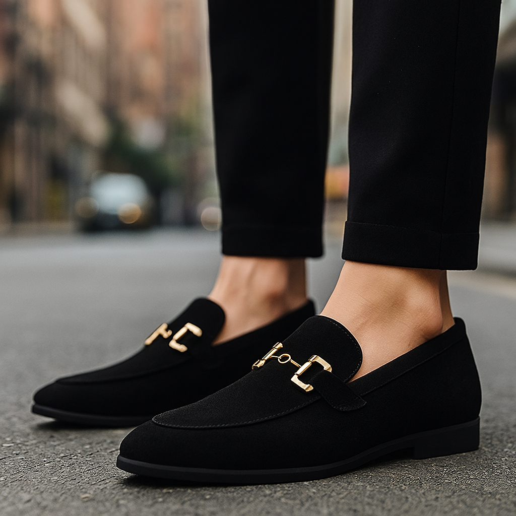 Savelli Suede Leather Loafers