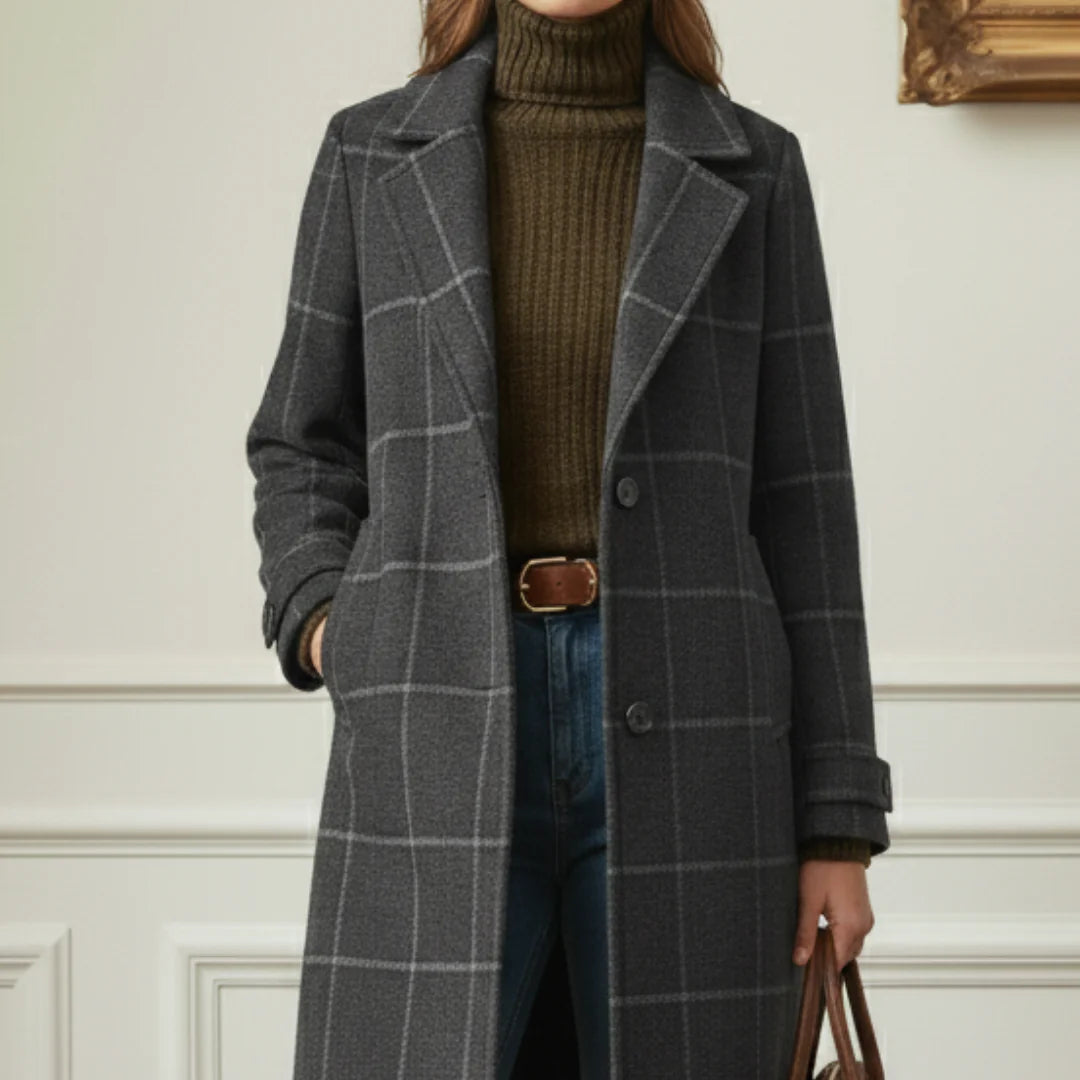 Fiona – Classic Check Coat