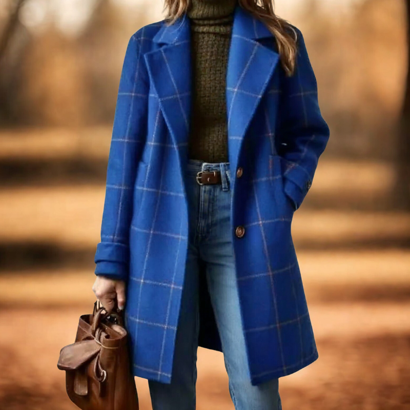 Clara – Classic Check Coat