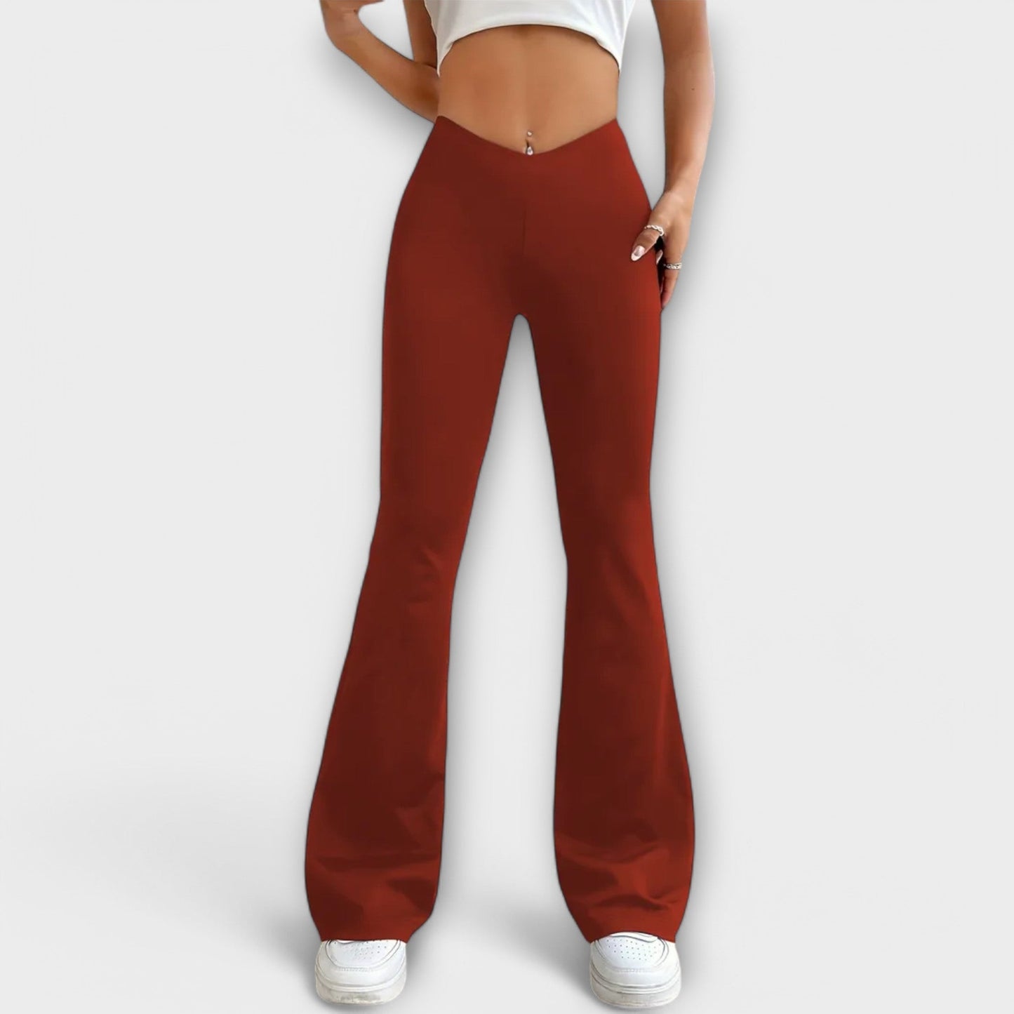 Serena – Relaxed Pants with Flared Legs