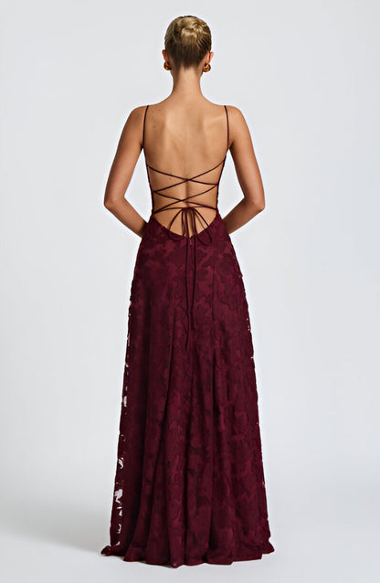 Lacie | Lace Corset Maxi Dress