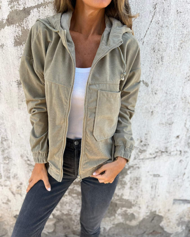 ELLA | Hooded Zip Jacket