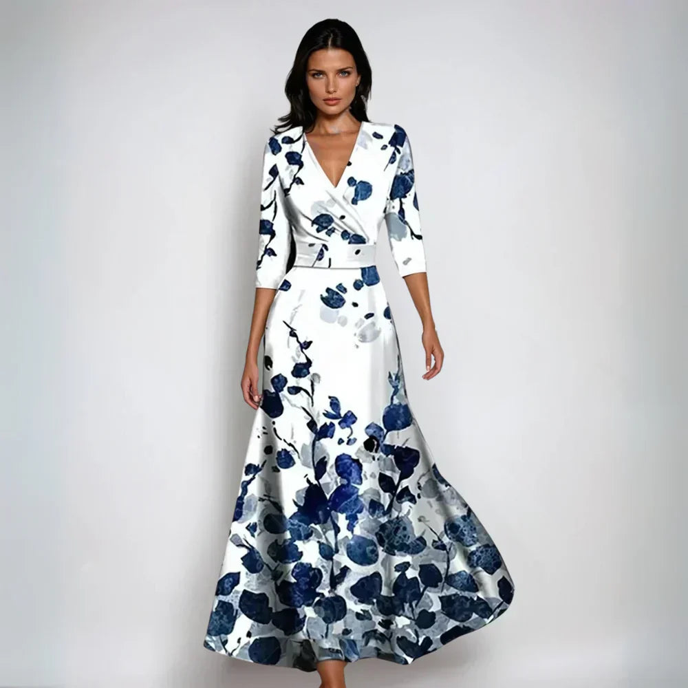 Julia™ | Floral Wrap Maxi Dress