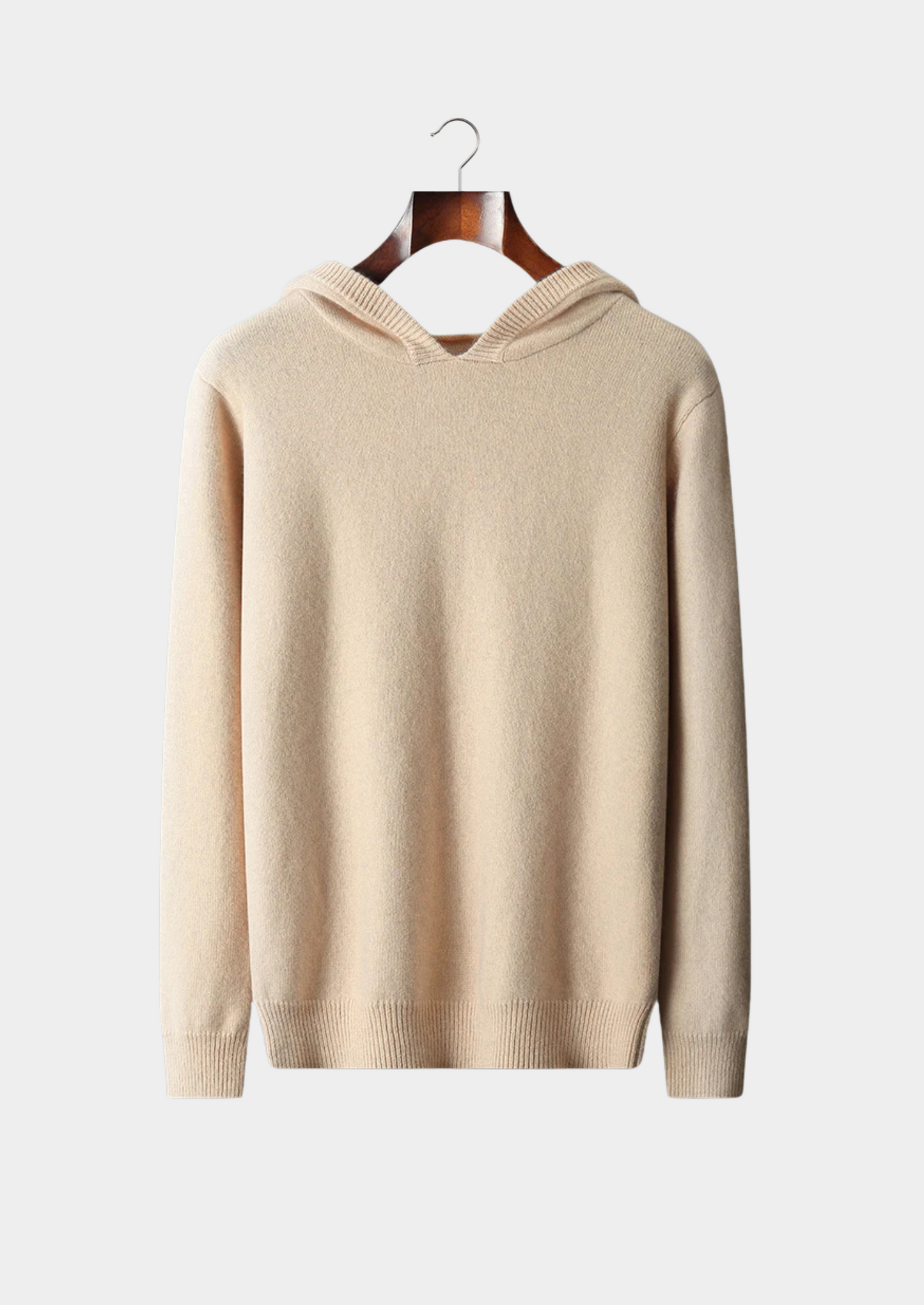 100% CASHMERE LEISURE HOODIE