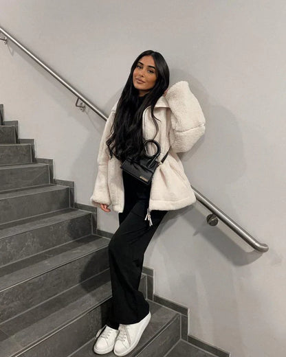 KAJA | Soft Teddy Coat