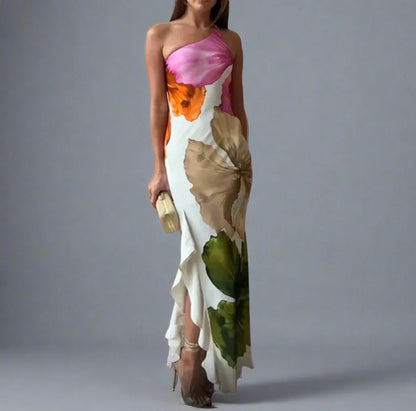 Pauline™ | Elegant One-Shoulder Dress