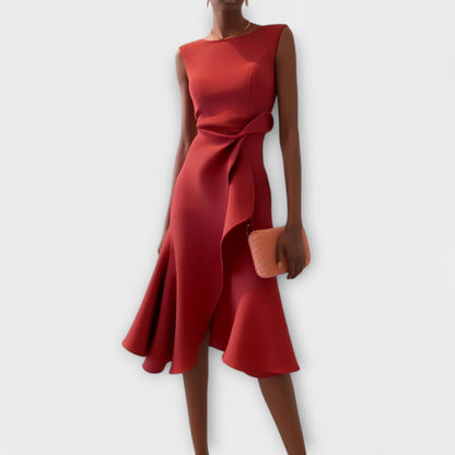 Kristine™ | Elegant Flow Luxe Midi Dress