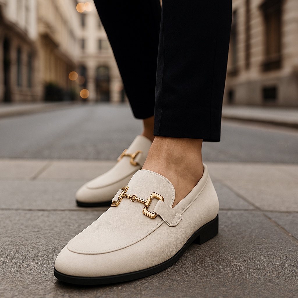 Savelli Suede Leather Loafers