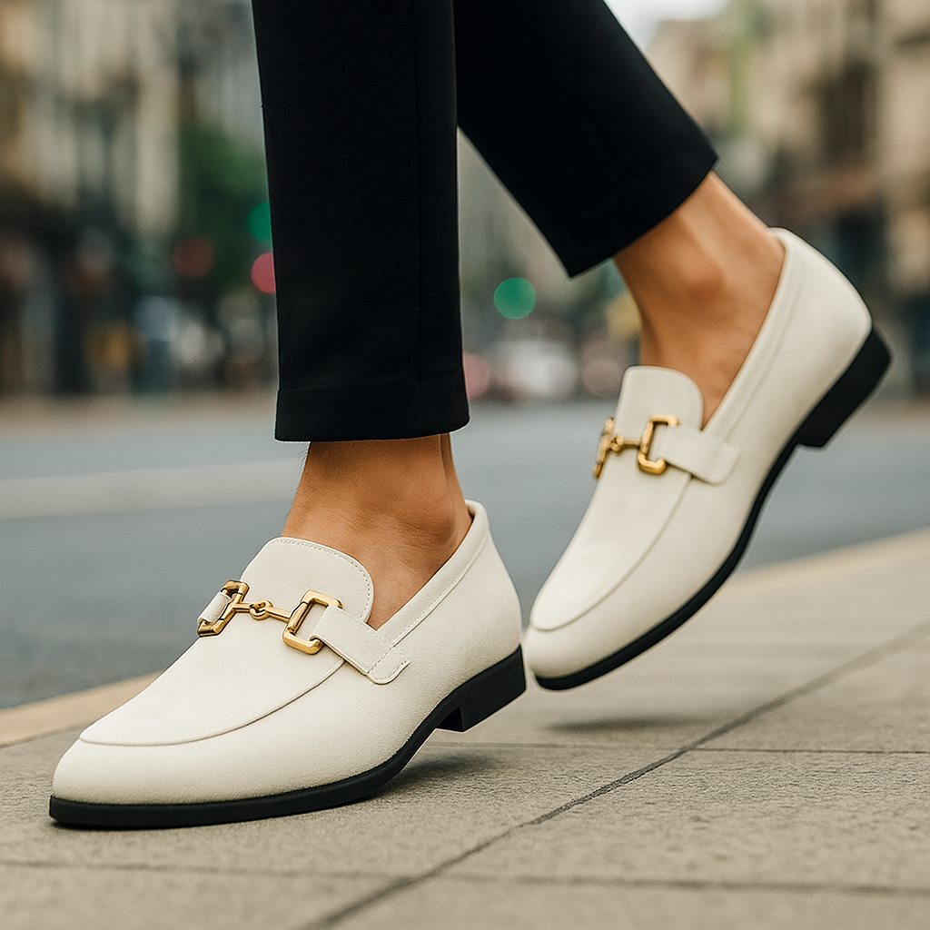 Savelli Suede Leather Loafers