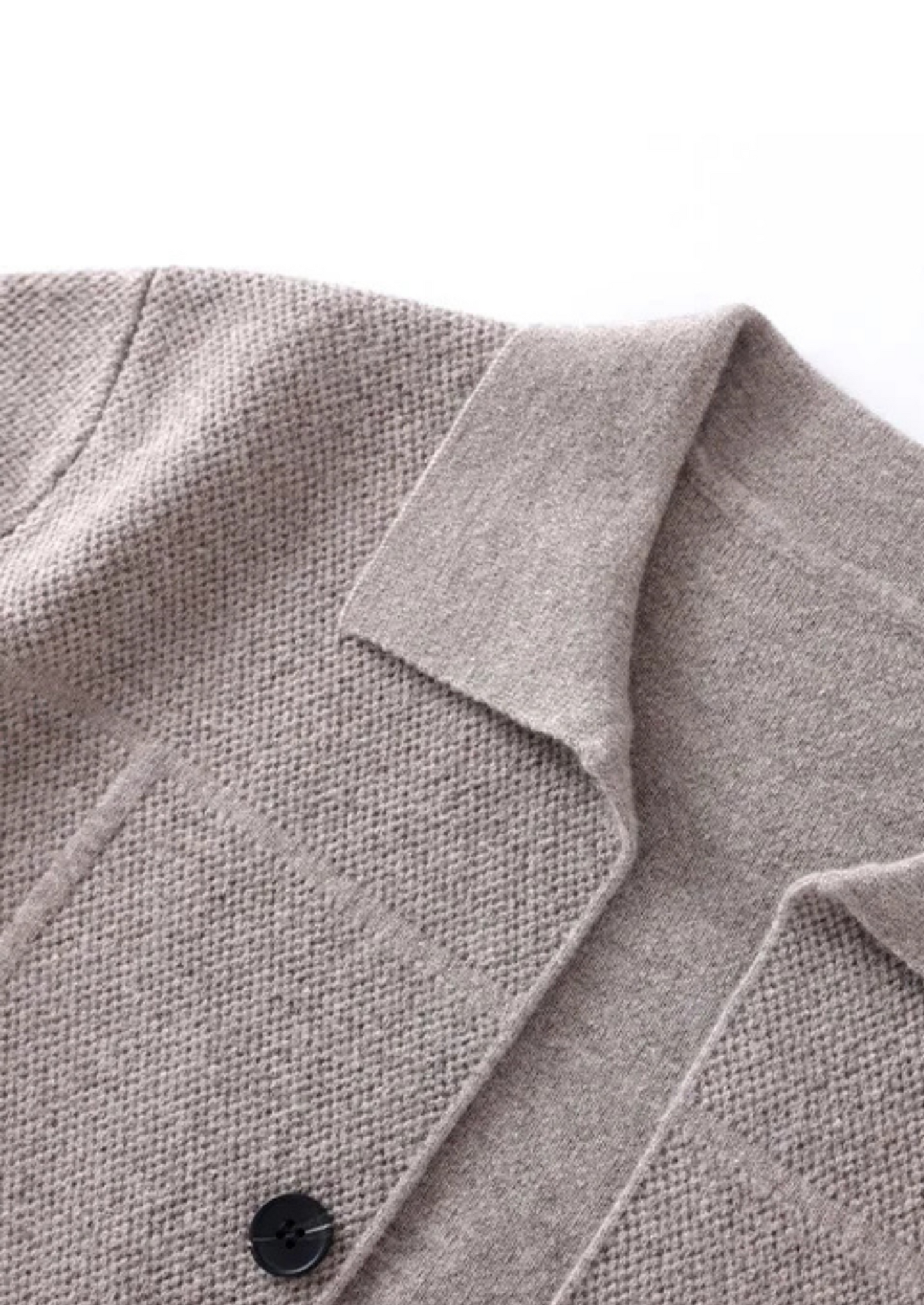 100% CASHMERE BUTTON OVERSHIRT