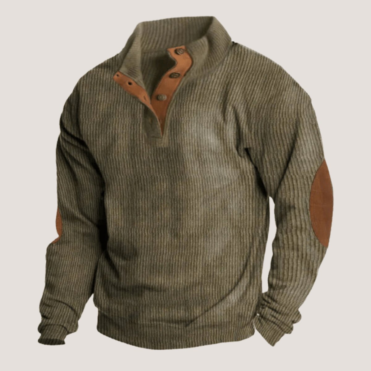 Egon - Corduroy Sweatshirt With Collar