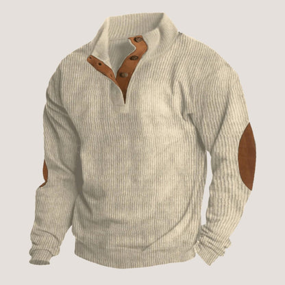 Egon - Corduroy Sweatshirt With Collar