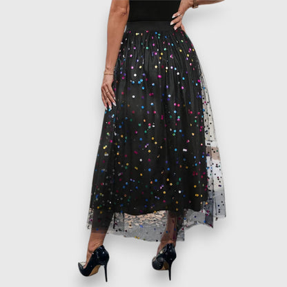 Leonie – Mixed Polka Dot Skirt