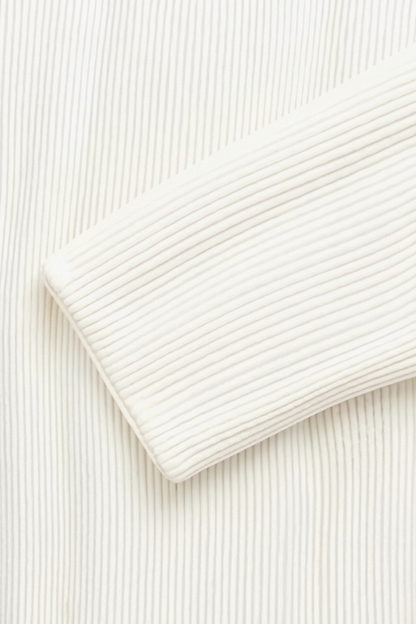 NOBA Solid Knitted Crew Neck Cardigan