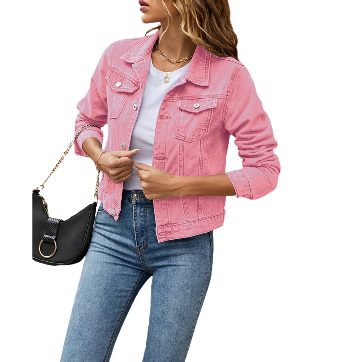 Sofia™ | Stylish Casual Denim Jacket