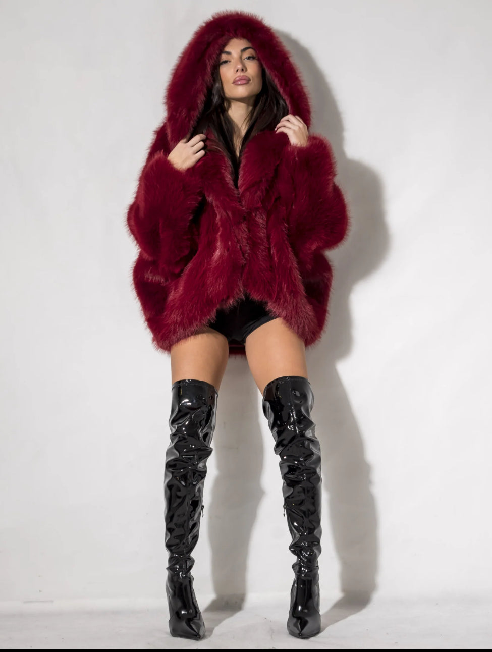 Skye – Luxurious Soft Fur Women's Hooded Coat