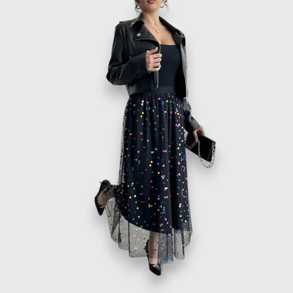 Leonie – Mixed Polka Dot Skirt