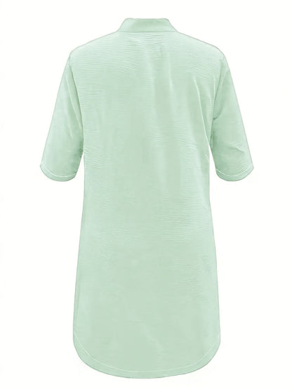 Sarah™ | Button-Down Linen Shirt Dress