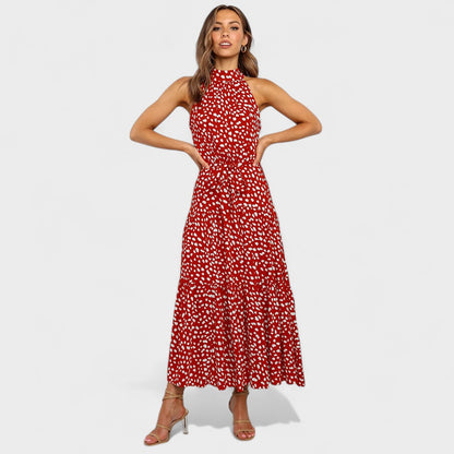 Elora™ | Modern Polka Dot Long Dress