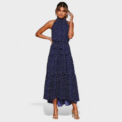 Elora™ | Modern Polka Dot Long Dress