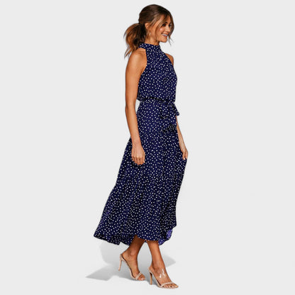Elora™ | Modern Polka Dot Long Dress