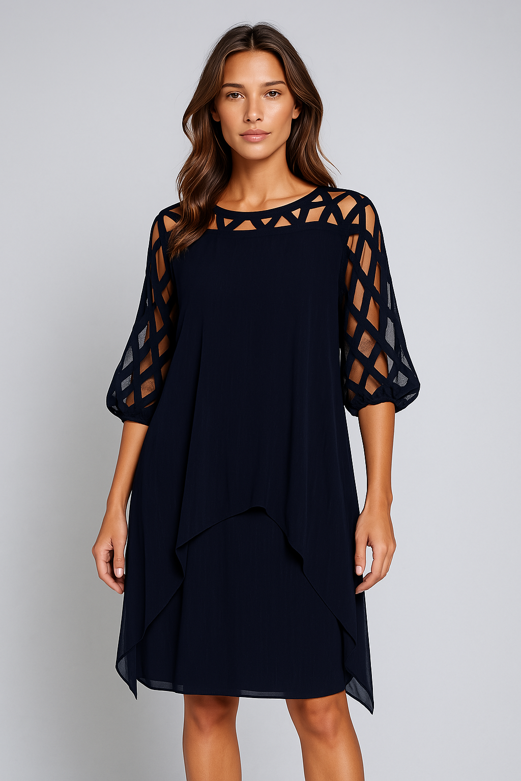 Debra | Elegant women's midi dress