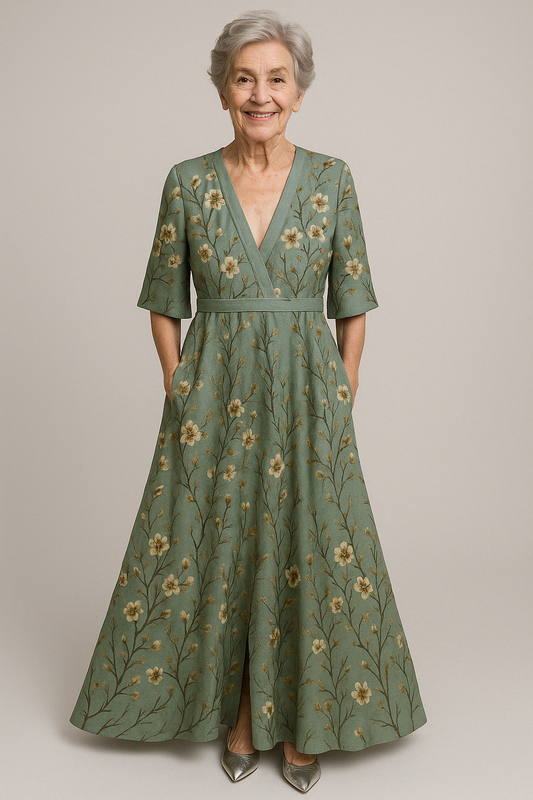 MARISA™ | Elegant Floral Dress