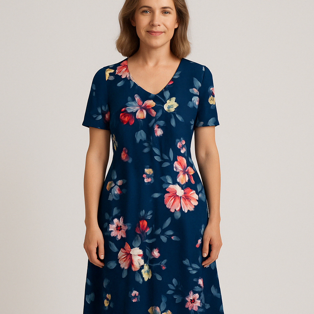 Heather | Classic Floral Dress