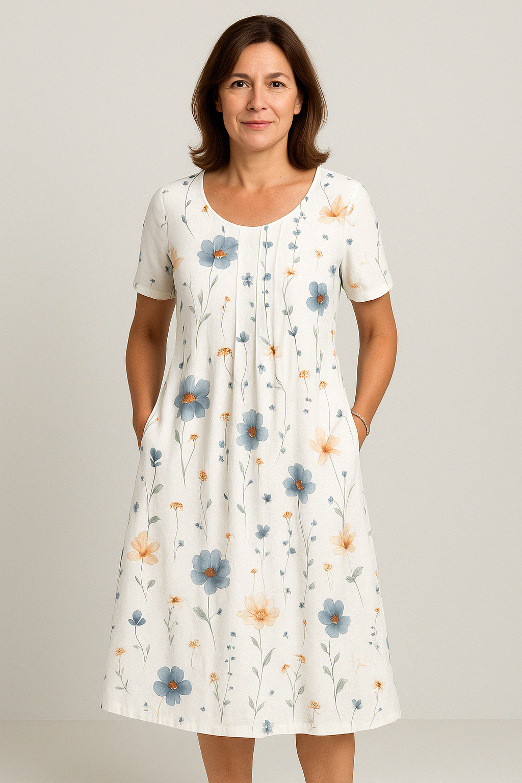 Heather | Classic Floral Dress