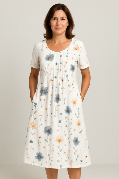 Heather | Classic Floral Dress