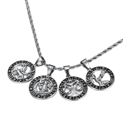 NOBA- Zodiac Sign Necklace - Silver