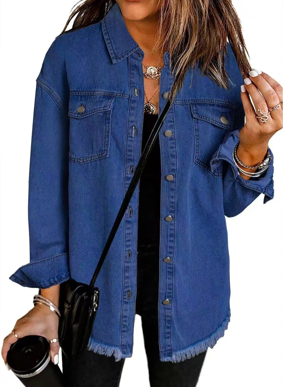 Sofia™ | Timeless Denim Shirt Jacket