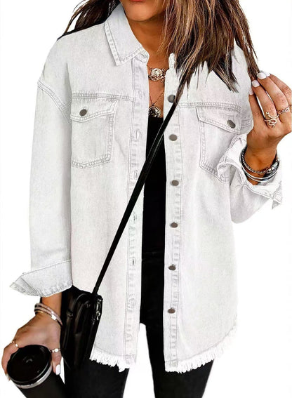 Sofia™ | Timeless Denim Shirt Jacket