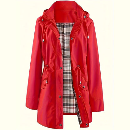 ❤️‍🔥Limited stock available 50% OFF🥰Solid Color Casual Jackets, Waterproof and Windproof Coats, Hooded Windbreakers