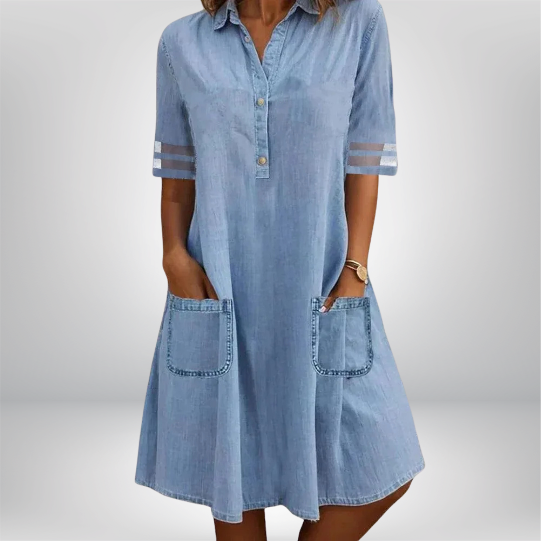 Sofia® | Denim Light-Weight Dress