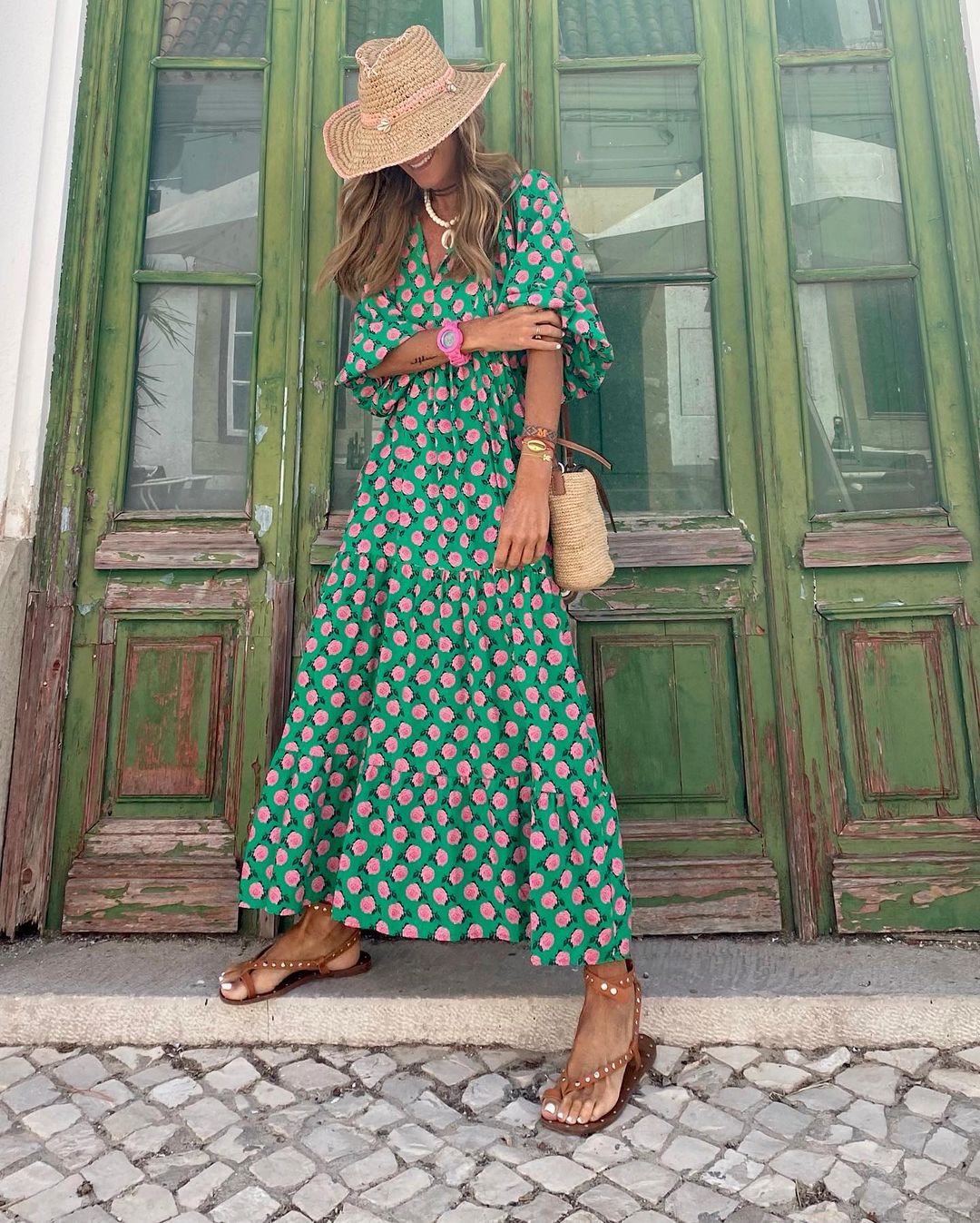 Pauline™ | Bohemian Luxe Maxi Dress