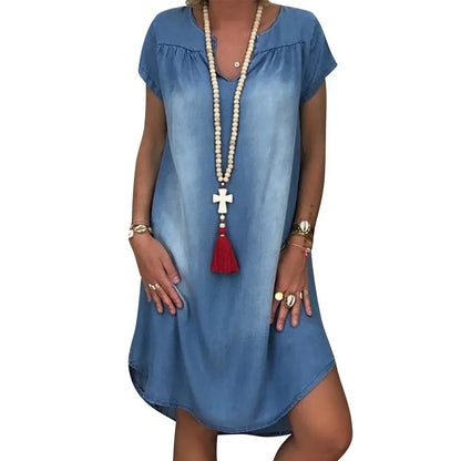 Sofia™ | Casual Denim Summer Dress
