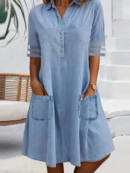 Sofia® | Denim Light-Weight Dress