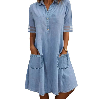 Sofia® | Denim Light-Weight Dress