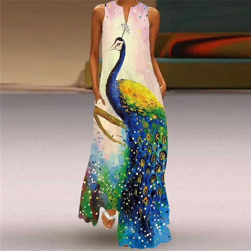 Grace™ | Luxury Printed Butterfly Dress