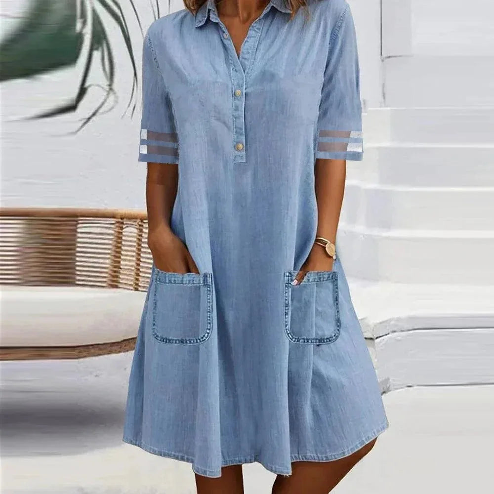 Sofia® | Denim Light-Weight Dress