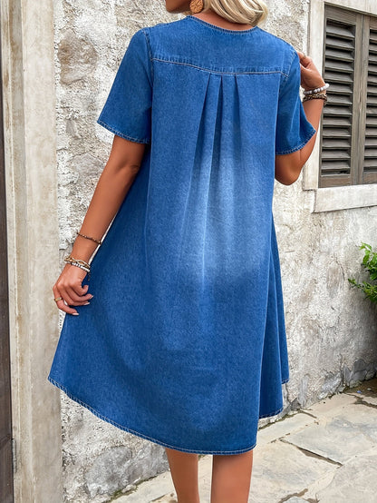 Sofia™ | Timeless Denim Summer Dress