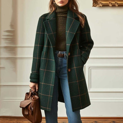 Clara – Classic Check Coat