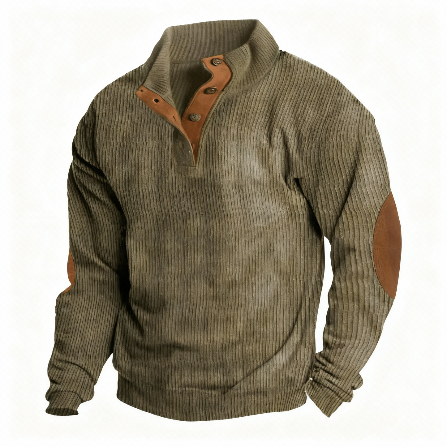 Egon - Corduroy Sweatshirt With Collar