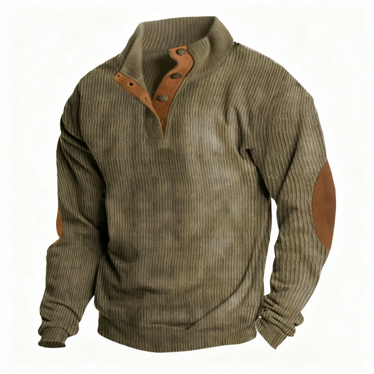 Egon - Corduroy Sweatshirt With Collar