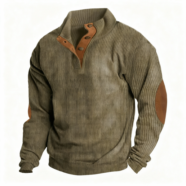 Egon - Corduroy Sweatshirt With Collar