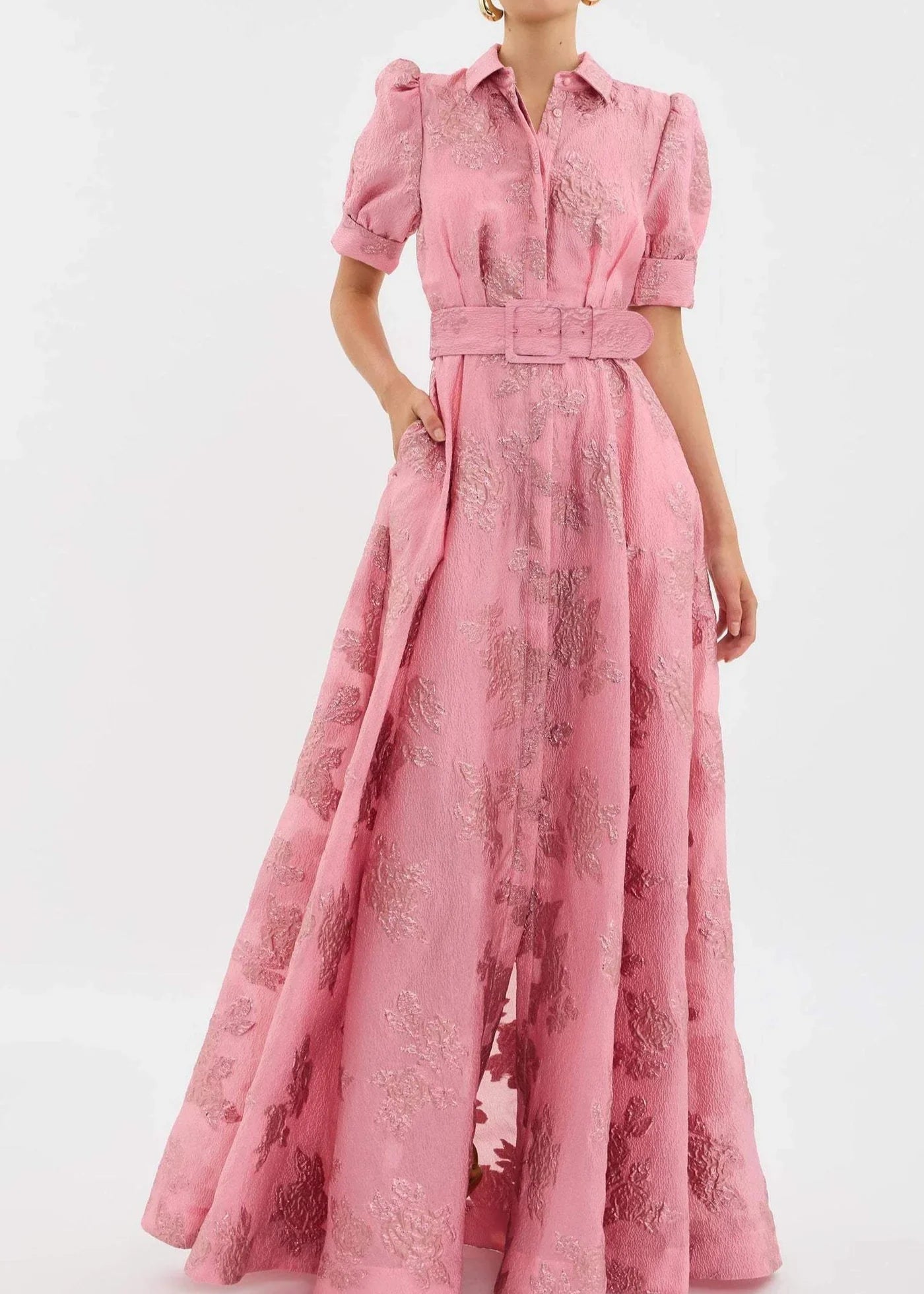 Annmarie - Short Puff Sleeves Dress