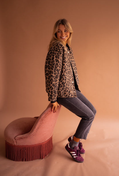 SOFIA | Bold Style Jacket with Leopard Print