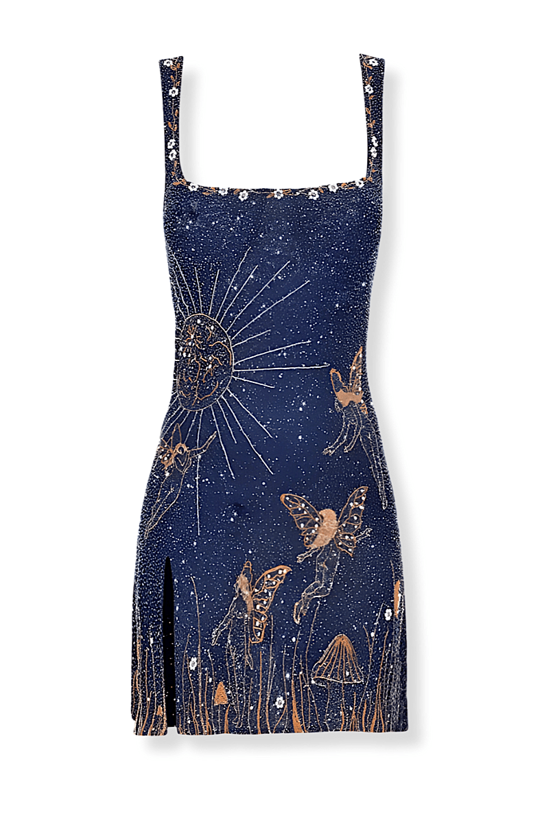 Midnight Fairy Tales Mini Dress