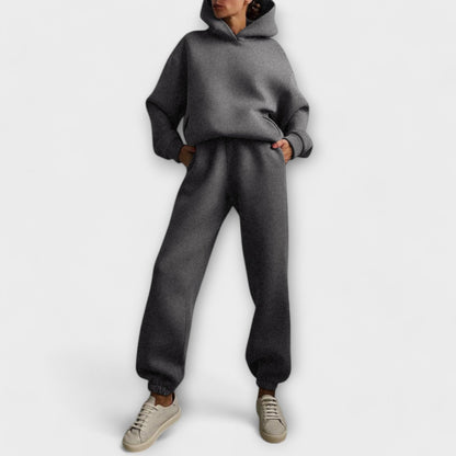 Oversized Jogging Suit with High Waist